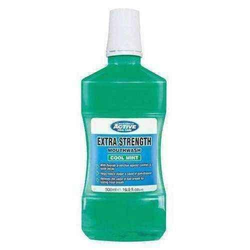 BEAUTY FORMULAS ACTIVE Extra strong mouth washer 500ml UK