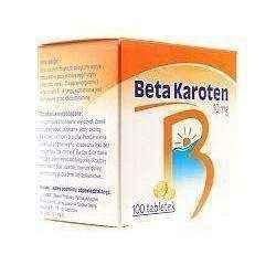 BETA CAROTENE 10mg x 100 tablets, beta carotene vitamin a, beta carotene supplements 7+ UK