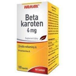 Beta-carotene 6 mg x 100 capsules beta carotene vitamin a, beta carotene supplement UK