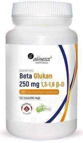 Beta Glucan Aliness 250mg x 100 vege capsules UK