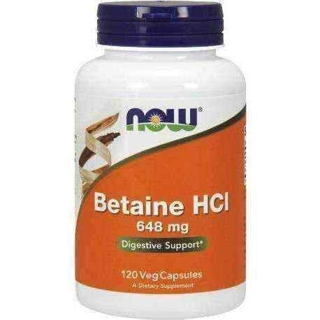 Betaine HCL x 120 Veg capsules UK