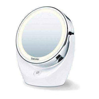 BEURER Mirror with LED backlight BS 49, makeup mirror with lights UK