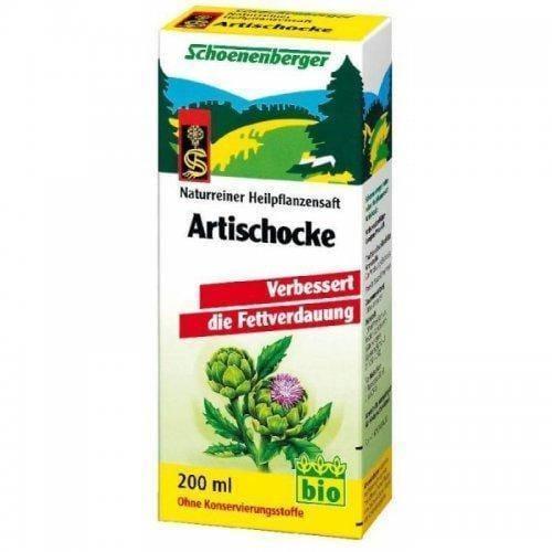 BIO ARTICHOCK JUICE for weight loss 200 ml., ARTICHOKE Schoenenberger UK