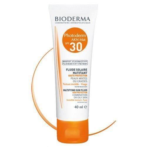 BIODERMA PHOTODERM ACNE MAT, FOR OILY SKIN PRONEED TO ACNE, SPF 30 - 40 ml. UK