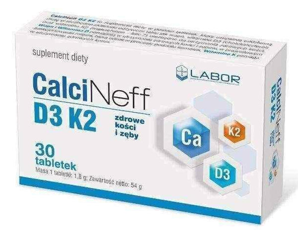 Calcineff D3 K2 x 30 tablets UK