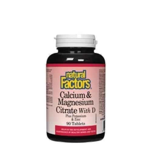 Calcium, Magnesium and Vitamin D + Potassium and Zinc 526 mg 90 capsules UK