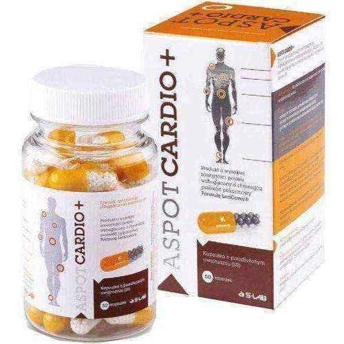 Cardio + Aspot capsule x 100 units, CARDIO SUPPLEMENTS UK