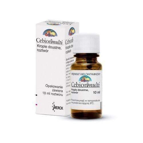 CEBIONMULTI oral drops 10ml for use in infants and children multivitamins USA-UK UK