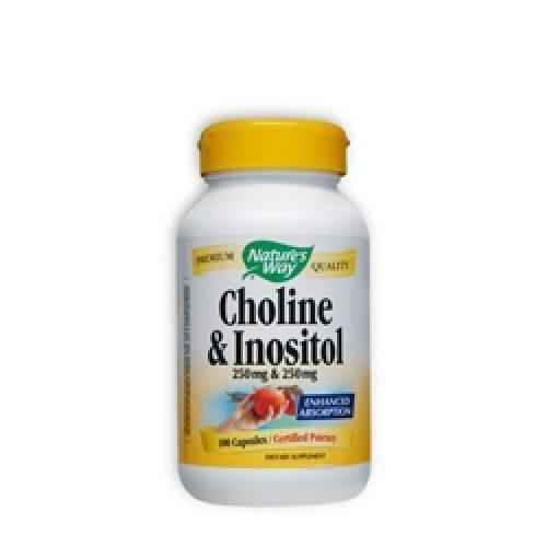 Choline and Inositol (Vitamin B4 and Vitamin B8) 100 capsules UK