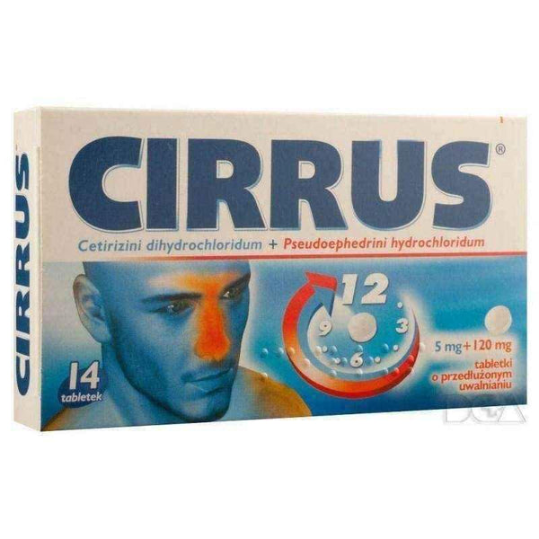 Cirrus 5mg / 120mg prolonged-release tablets N14 UK