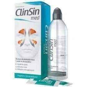 ClinSin med set for nasal rinsing and sinus irrigator + 16 sachets UK