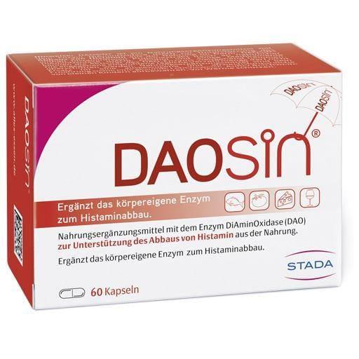 DAOSIN capsules 60 pc fructose, lactose, gluten intolerance UK