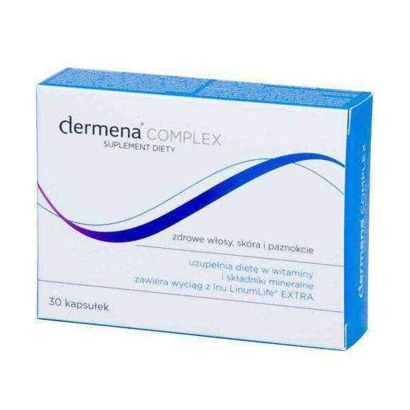 DERMENA COMPLEX x 30 capsules, hair and nail supplements UK