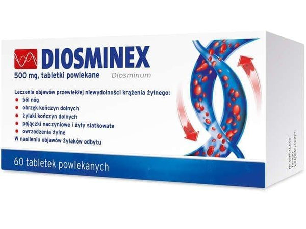 DIOSMINEX - Chronic circulatory failure Venous Disorders Cellulite Treatment UK