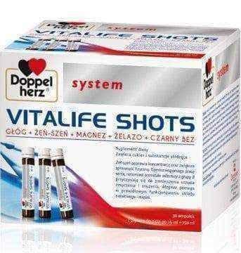 Doppelherz System Vitalife Shots 25ml x 30 ampoules UK