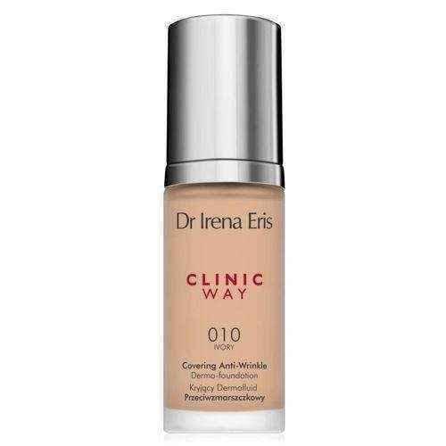 Dr Irena Eris CLINIC WAY Concealing Dermofluid Anti-wrinkle SPF30 Ivory 010 UK