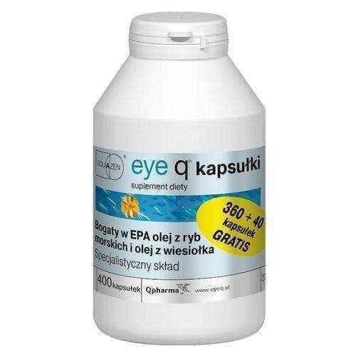 EYE Q x 400 capsules (360 + 40 capsules Free) UK