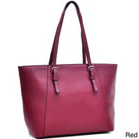 Faux leather tote bag | Red UK