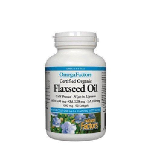 Flaxseed Oil 1000 mg, 90 softgel capsules UK