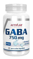 GABA 750mg x 60 capsules, Gamma-Aminobutyric Acid UK