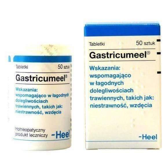 GASTRICUMEEL x 50 tablets associated with impaired gastrointestinal stomach UK