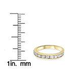 Gold diamond wedding band UK