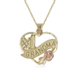 Grandma heart necklace UK