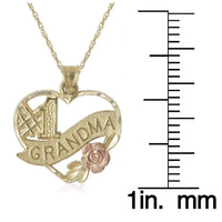 Grandma heart necklace UK