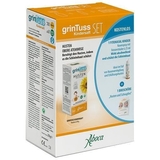 GRINTUSS children's juice + Fitonasal children's set 210g + 25ml UK