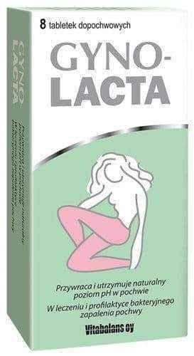 Gynolacta x 8 vaginal tablets UK