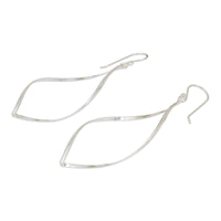 Handmade earings - Handmade Sterling Silver 'Curvature' Earrings (Thailand) UK