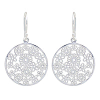 Handmade Sterling Silver 'Daisy Garden' Earrings (Thailand) UK