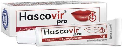HASCOVIR cream 5g herpes cure, simplex virus (herpes simplex), acyclovir UK