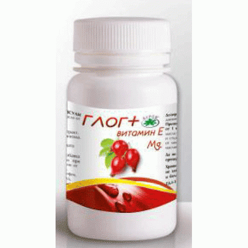 HAWTHORN MAGNESIUM and Vitamin E 60 capsules UK