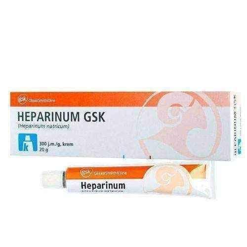 Heparinum cream 300 IU / 20g, deep vein thrombosis UK