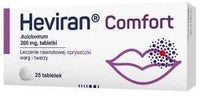 Heviran Comfort, antiviral medicine, aciclovir, common thistle (Herpes simplex) virus UK