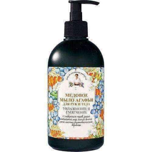Honey soap- Honey Bubble Agafia Honey Soap 2in1 500ml UK