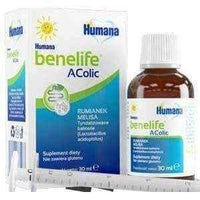 Humana Benelife AColic 30ml, lemon balm extract, chamomile extract UK