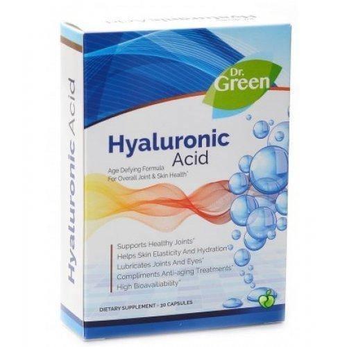 HYALURONIC ACID 50mg 30 capsules, HYALURONIC ACID Dr.Green UK