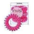 Invisibobble Candy Pink pink hair rubber x 3 pieces per pack UK