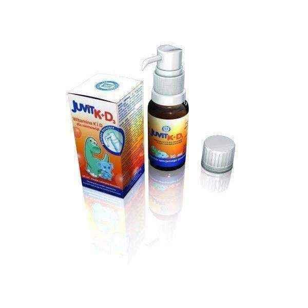 JUVIT K + D3 drops 10ml, age of 2 weeks+, k2 liquid, vitamin d for infants UK