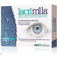 LACRIMILLA drops for red and tired eyes 10 single doses of 0.5 ml. UK