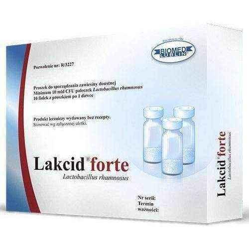 Lakcid FORTE x 10 ampoules, best probiotic UK