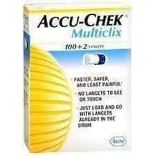 LANCET ACCU-CHEK Multiclix x 102 art UK