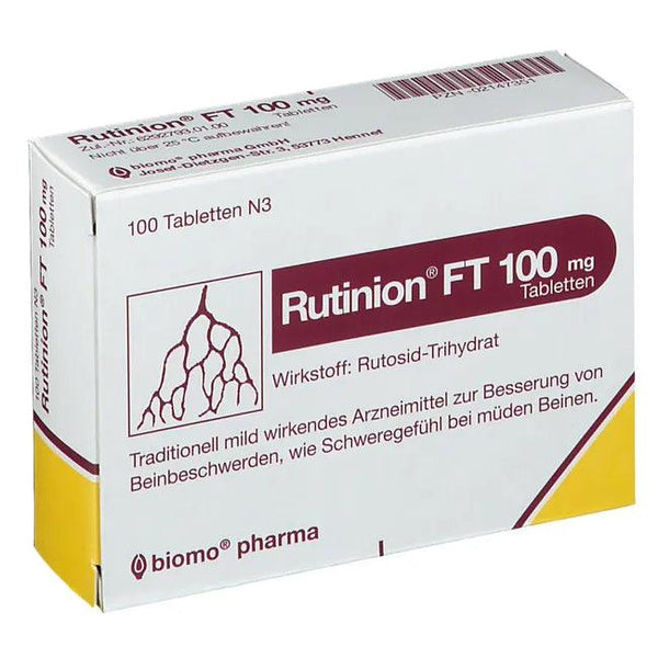 Legs feel heavy and tired, tired heavy legs when running, RUTINION FT 100 mg tablets UK