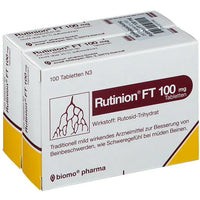 Legs feel heavy and tired, tired heavy legs when running, RUTINION FT 100 mg tablets UK