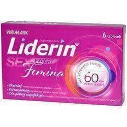 Liderin Sex Expert Femina x 6 tablets, hypoactive, female problems UK