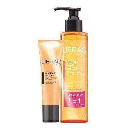 Lierac Duo brightening mask 50ml + Brightening vitamin tonic 200ml gift UK