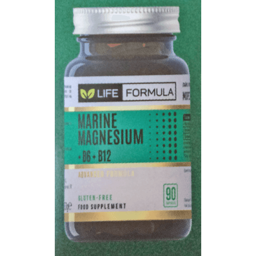 LIFE FORMULA MARINE MAGNESIUM + B6 + B12 90 capsules UK