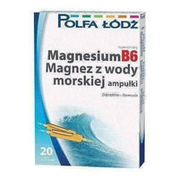 MAGNESIUMB6 magnesium from sea water 20 x 10 ml vials UK